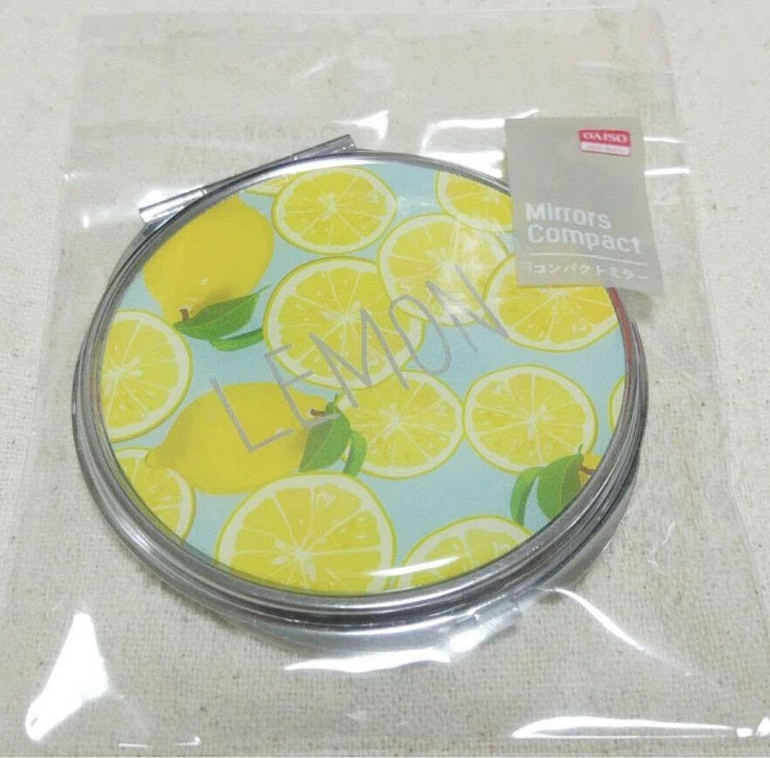Amazon.co.jp: LEMON レモンミラー 鏡 コンパクトミラー DAISOダイソー